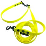 smycz regulowana plaster miodu heksa 16 mm żółty neon