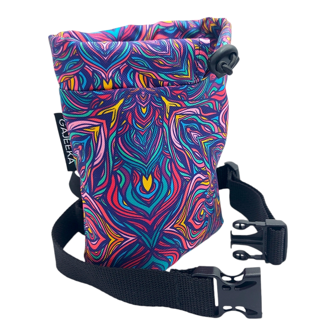 saszetka na smakołyki fioletowa mozaika saszetka na smakołyki fioletowa mozaika